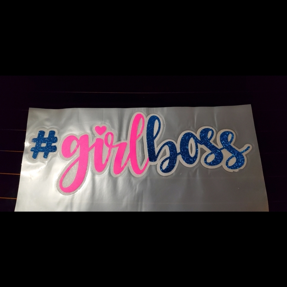 #girl boss Windshield Sticker
